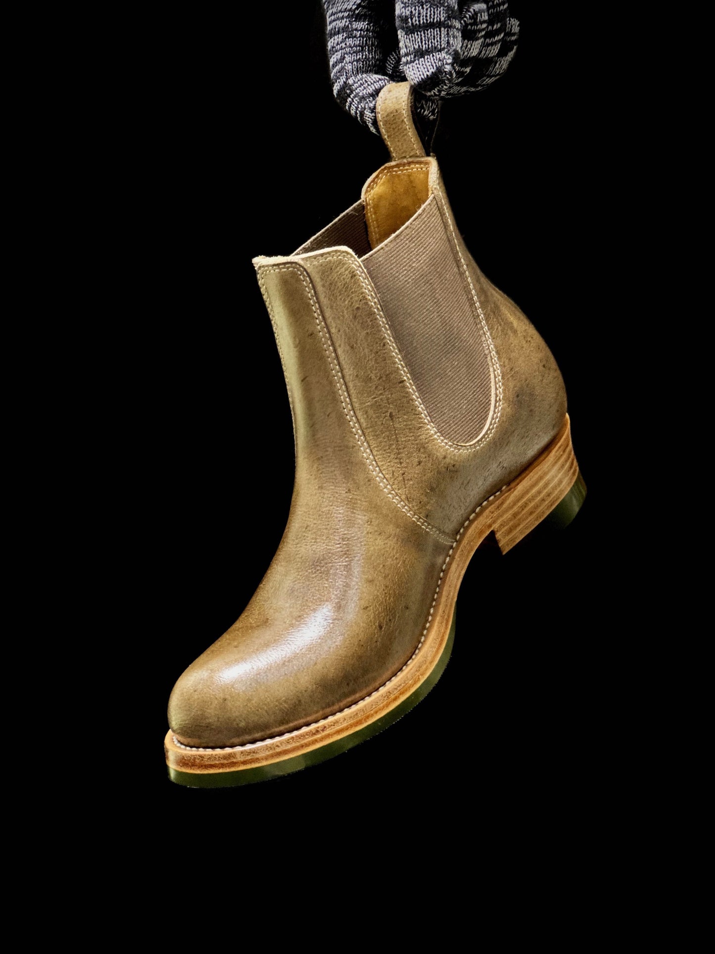 2615-Chelsea boots MTO- KUDU Gaucho -V6 Last