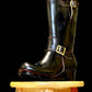 Engineer Boots 11" MTO- Black Maryam Horsebutt  with hand painting-BG2383