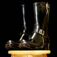 Engineer Boots 11" MTO- Black Maryam Horsebutt  with hand painting-BG2383