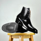 George Boots MTO - Black Maryma Horsebutt TPR hand painting- QZ01