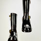 Engineer Boots 11" MTO- Black Horween CXL  with hand painting-BG2383