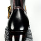 Engineer Boots 11" MTO- Black Horween CXL  with hand painting-BG2383