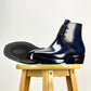 George Boots MTO - Maryam Shell Cordovan with hand painting in dark blue- QZ01