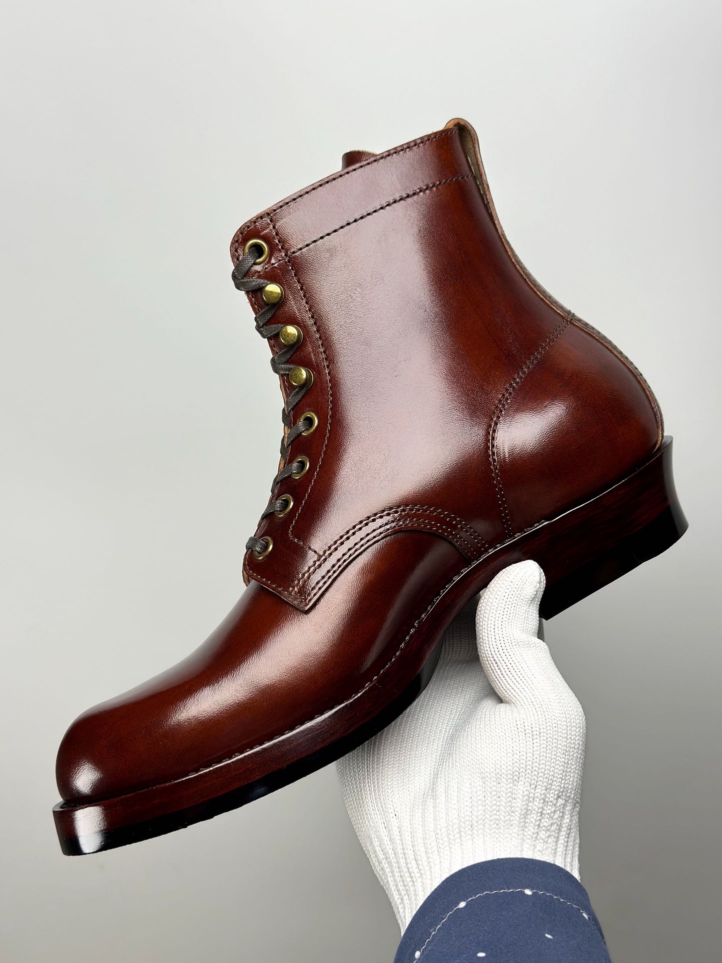 Land boots MTO- Maryam  horsebutt+ hand painting -B23601