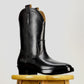 CowBoy Boots -Black Full grain teacore cowhide