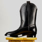 CowBoy Boots -Black Full grain teacore cowhide