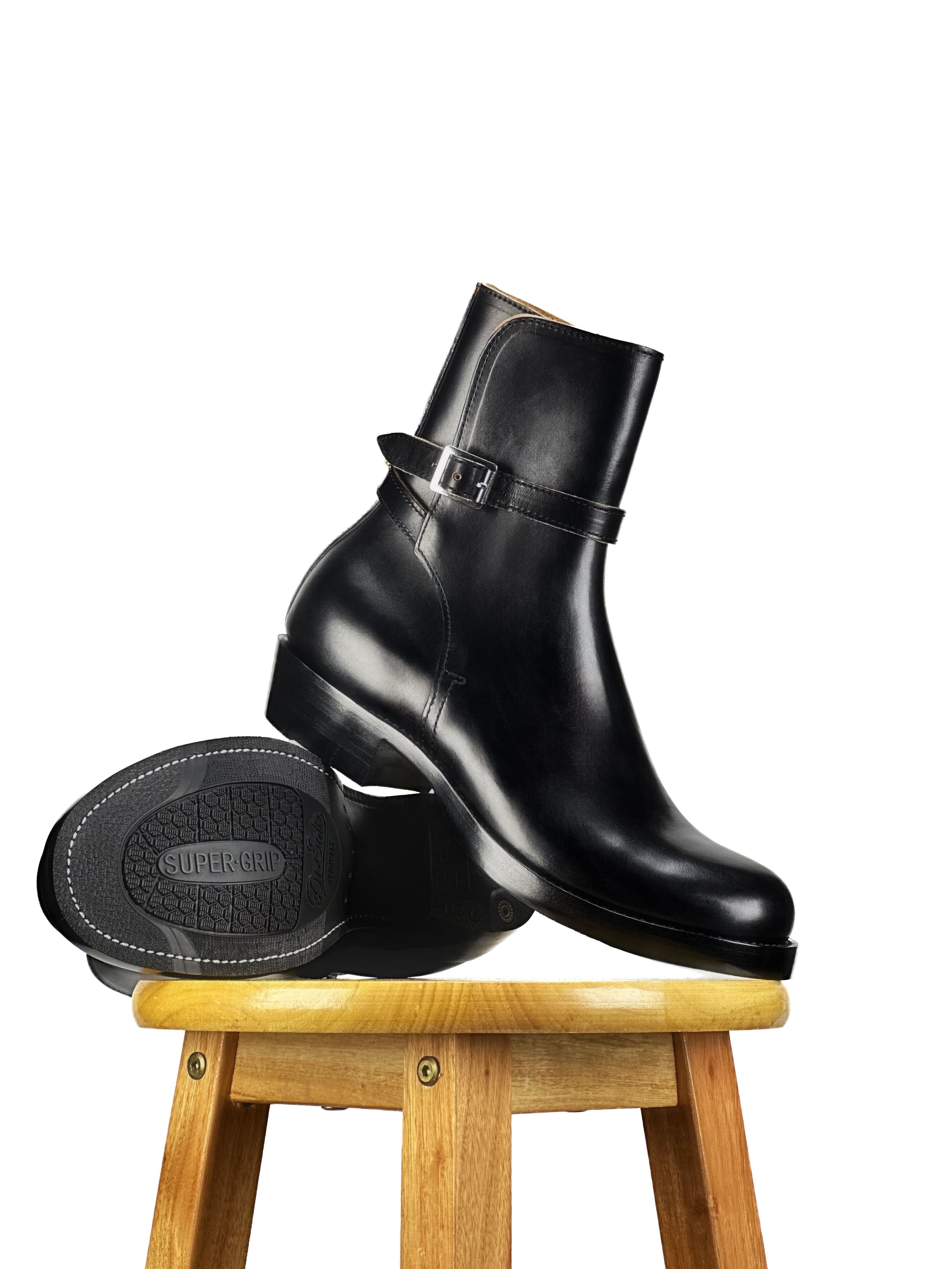 2986-Jodhpur Boots - Maryam oiled and waxy horsebutt-V6 Last – HOMKBOOTS