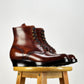 A-6818-Land boots MTO- Maryam Shell Cordovan+ hand painting