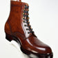 A-6818-Land boots MTO- Maryam Shell Cordovan+ hand painting