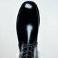 George Boots MTO - Black Maryma Horsebutt TPR hand painting- Slanted heel