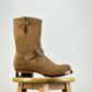 Engineer Boots 9" MTO- Cowhide Reverse Natural-1133