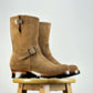 Engineer Boots 9" MTO- Cowhide Reverse Natural-1133