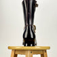 Engineer Boots 9" MTO- Black Maryam Horsebutt oiled and waxy with hand painting-BG2382