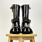 Engineer Boots 9" MTO- Black Maryam Horsebutt oiled and waxy with hand painting-BG2382