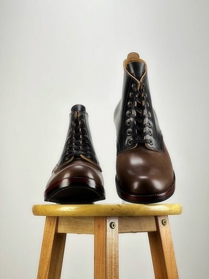 6887-Service Boots-Maryam oiled and waxy horsebutt-V6 Last