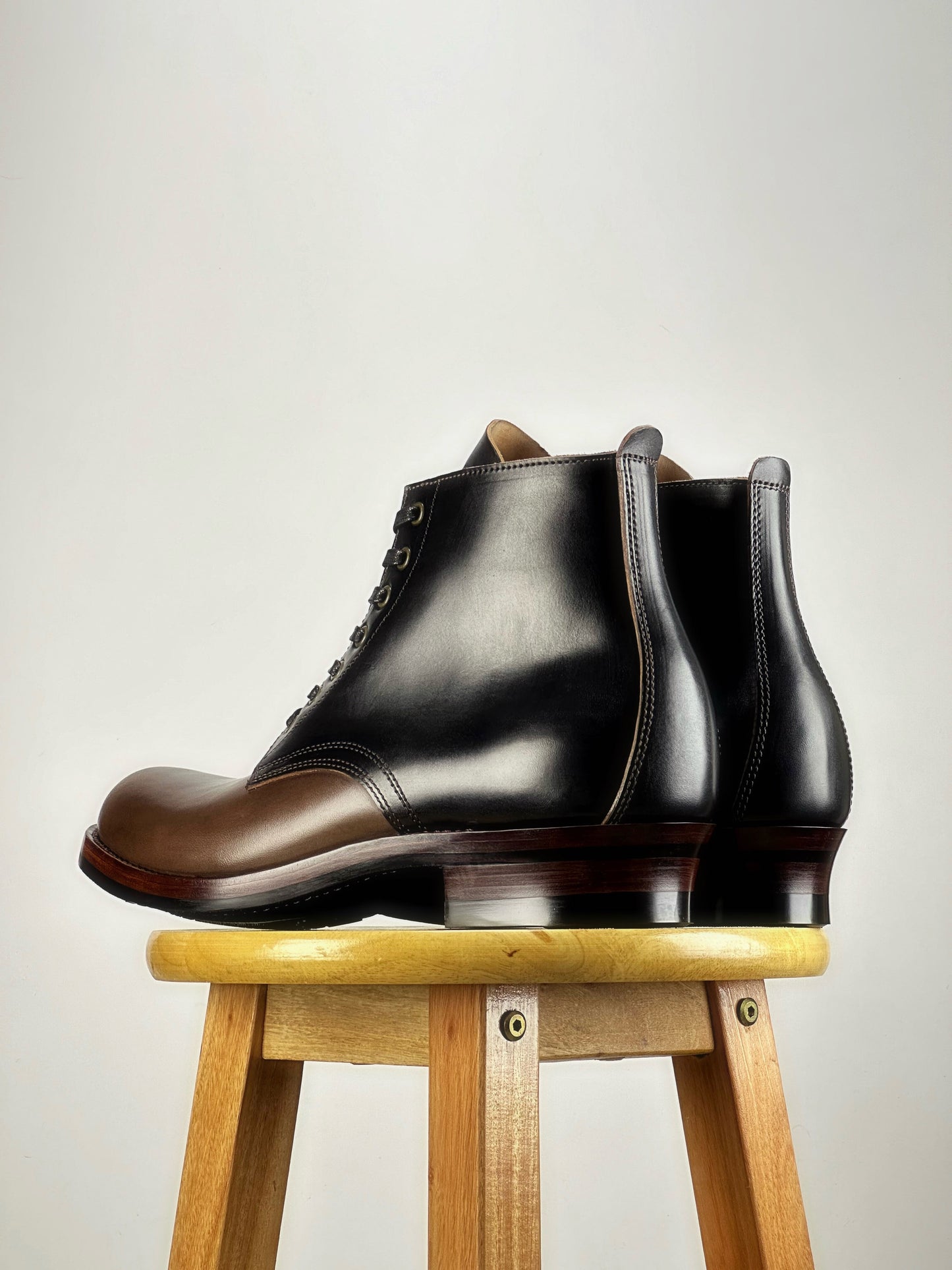 A-6887-Service Boots-Maryam oiled and waxy horsebutt-V6 Last