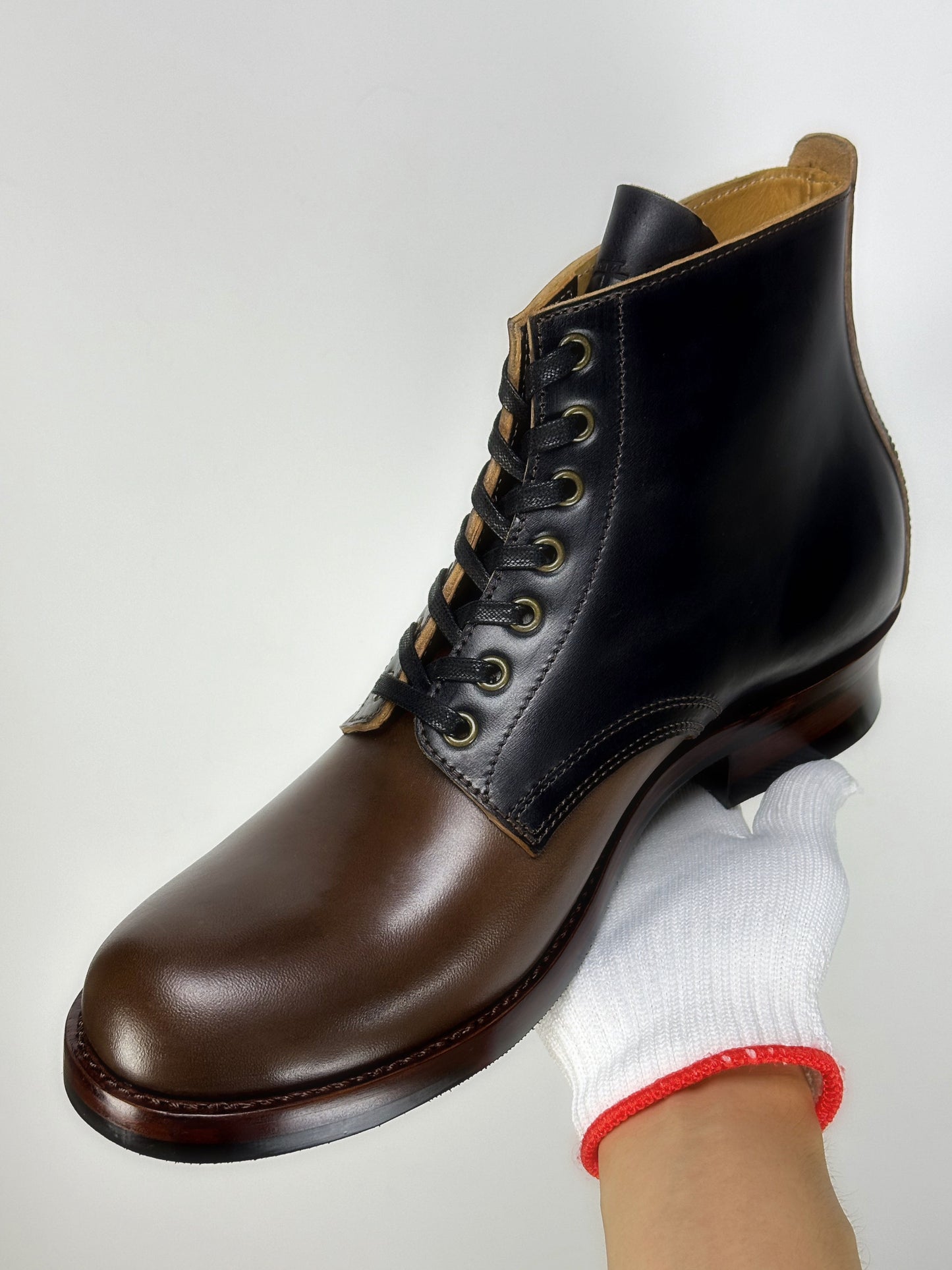 A-6887-Service Boots-Maryam oiled and waxy horsebutt-V6 Last