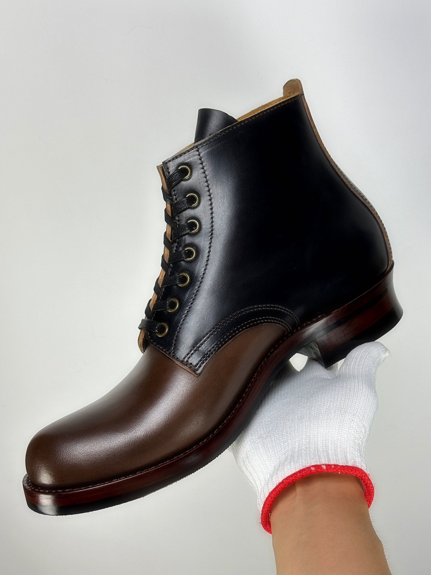 A-6887-Service Boots-Maryam oiled and waxy horsebutt-V6 Last