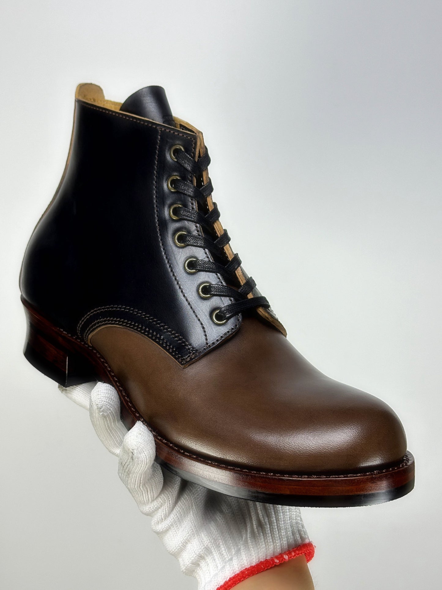 A-6887-Service Boots-Maryam oiled and waxy horsebutt-V6 Last